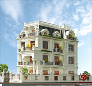Dự án thiết kế thi công biệt thự tân cổ điển gỗ gõ đỏ cao cấp ở Sơn Tây