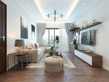 MẫuThiết kế nội thất căn hộ Home City theo phong cách hiện đại