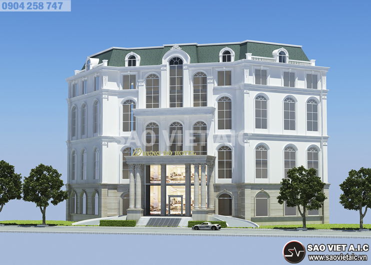 thiết-kế-kiến-trúc-khách-sạn-tân-cổ-điển