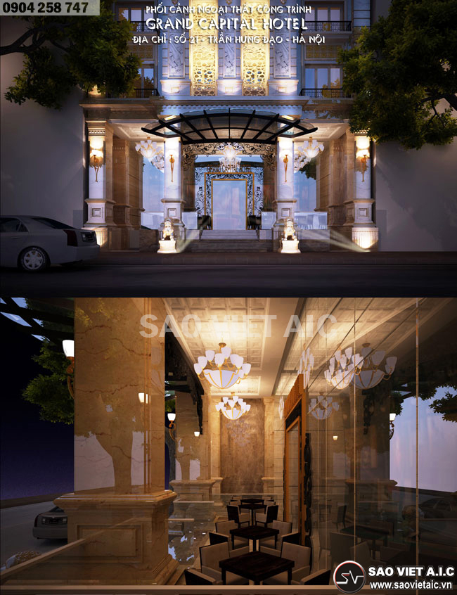 thiết-kế-kiến-trúc-khách-sạn-cổ-điển