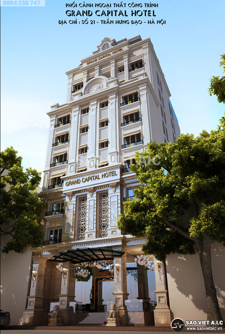 thiết-kế-kiến-trúc-khách-sạn-cổ-điển