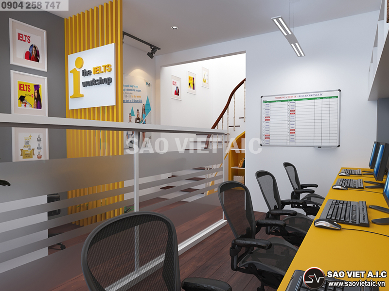 thiết-kế-nội-thất-trung-tâm-tiếng-anh