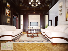 Thiết kế nội thất mang phong cách hiện đại của châu âu
