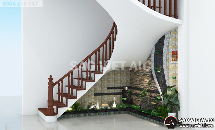thiết-kế-tiểu-cảnh-gầm-cầu-thang