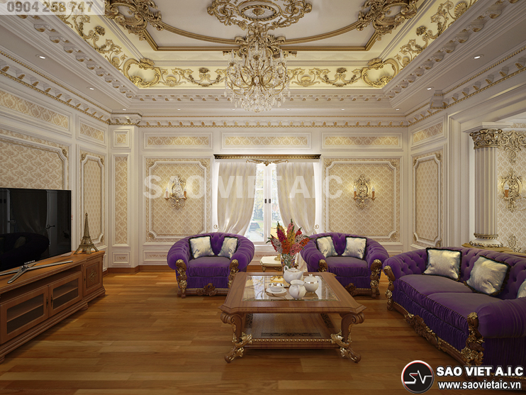 thiết-kế-nội-thất-biệt-thự-pháp-cổ-điển