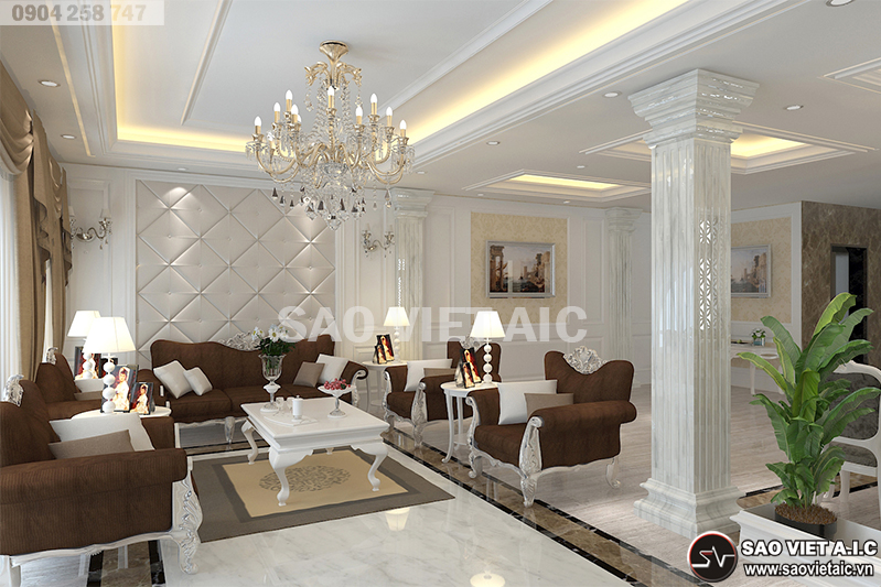 thiết-kế-nội thất- nhà-phố-tân-cổ-điển