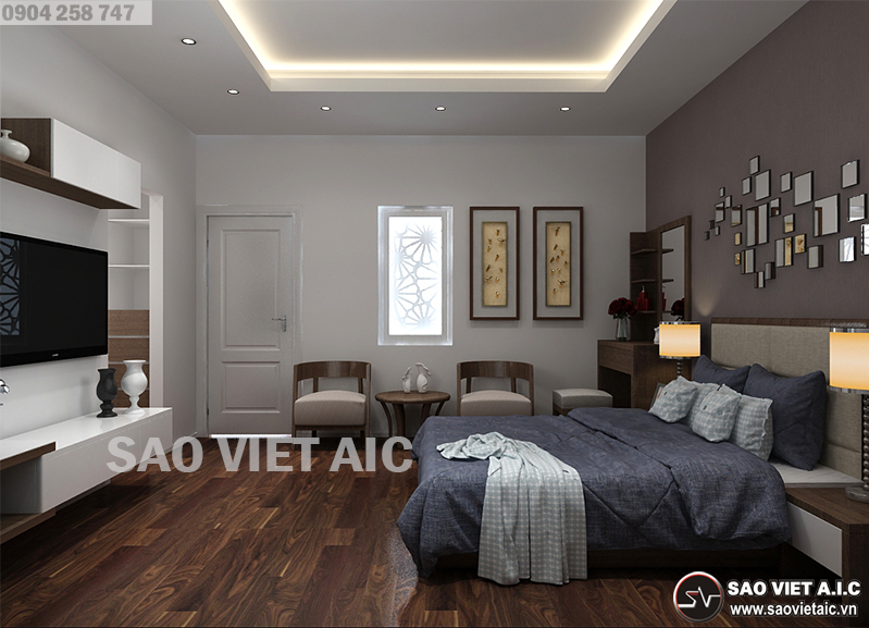 thiết-kế-nội thất- nhà-phố-tân-cổ-điển