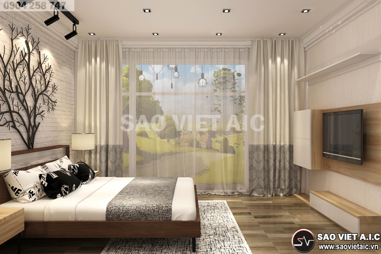 thiết-kế-nội thất- nhà-phố-tân-cổ-điển