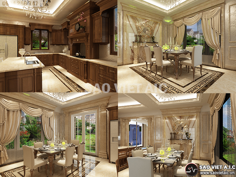 thiết-kế-nội-thất-biệt-thự-tân-cổ-điển