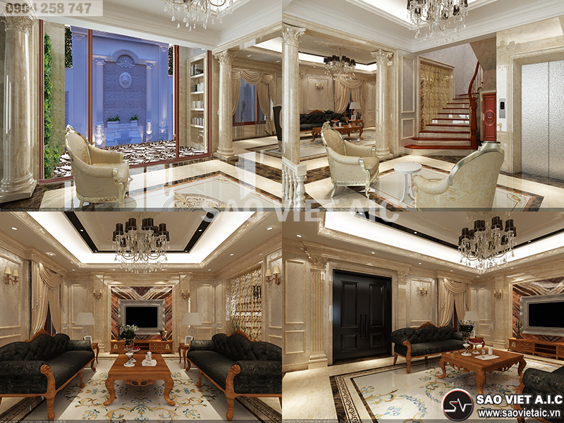 thiết-kế-nội-thất-biệt-thự-tân-cổ-điển