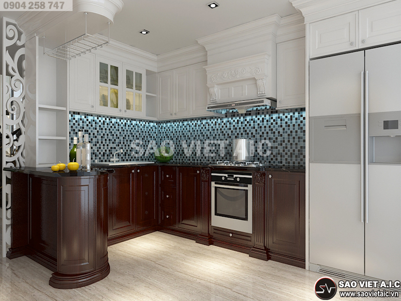 thiết-kế-nội-thất-nhà-phố-tân-cổ-điển