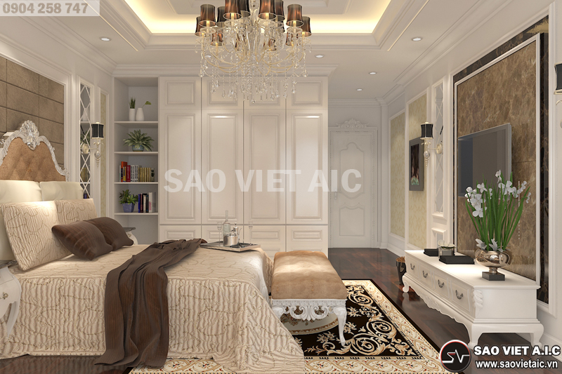 thiết-kế-nội-thất-nhà-phố-tân-cổ-điển