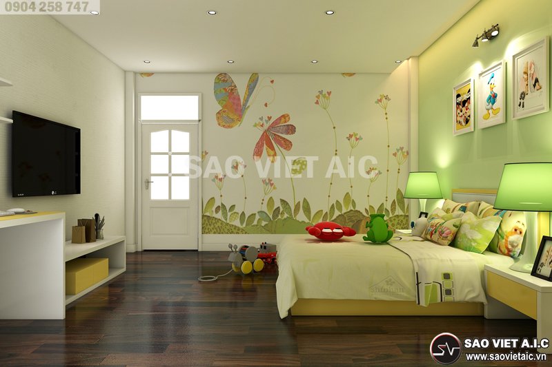 thiết-kế-nội-thất-nhà-phố-tân-cổ-điển