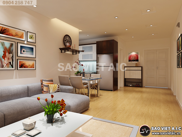 thiet ke noi that chung cu timescity