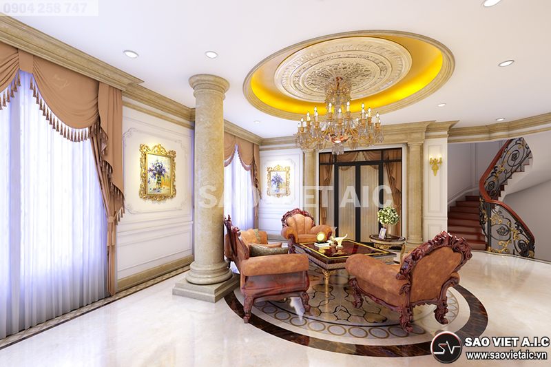 thiết-kế-nội-thất-biệt-thự-tân-cổ-điển