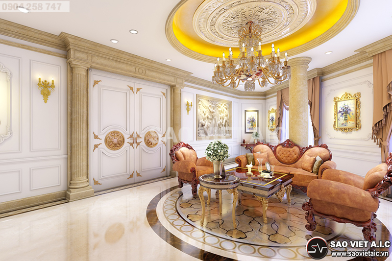 thiết-kế-nội-thất-biệt-thự-tân-cổ-điển