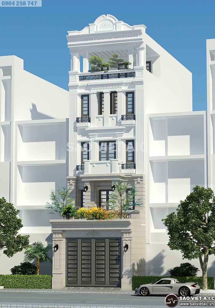 thiết-kế-kiến-trúc-nhà-phố-hiện-đại