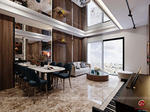 Dự án cải tạo nội thất chung cư tại Kepler Land theo phong cách Modern Luxury